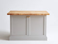 Buffet - Bois-Métal - 120 x 45 x 90 cm - Grège-Bois naturel - Style classique